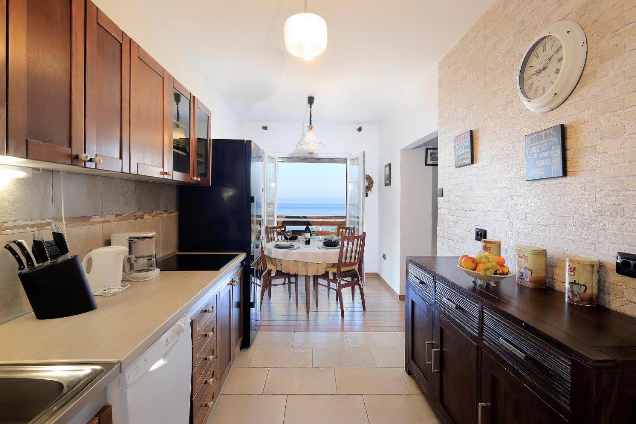 Apartment Vincent With Beautiful Sea View Terrace Klenovica Exteriér fotografie