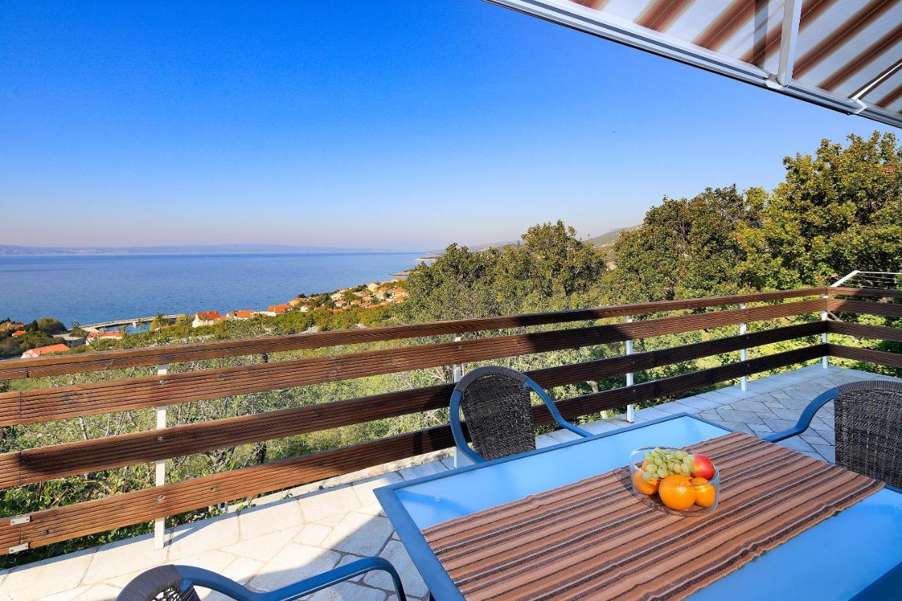 Apartment Vincent With Beautiful Sea View Terrace Klenovica Exteriér fotografie